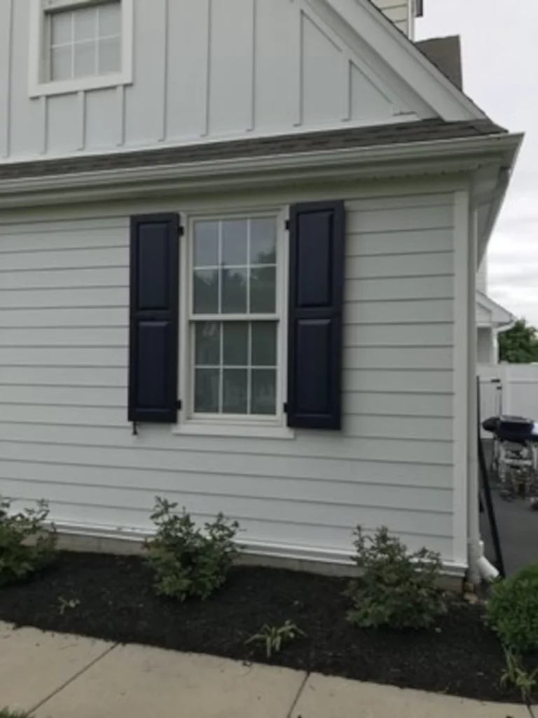 New Window, Blue Shutter