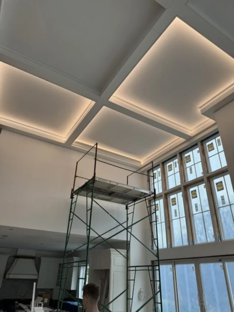 White Coffered