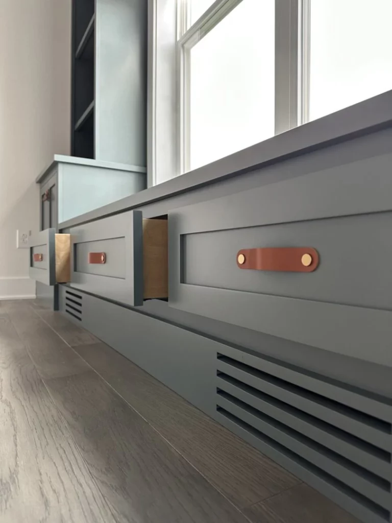 Practical mudroom cabinets for a tidy entryway
